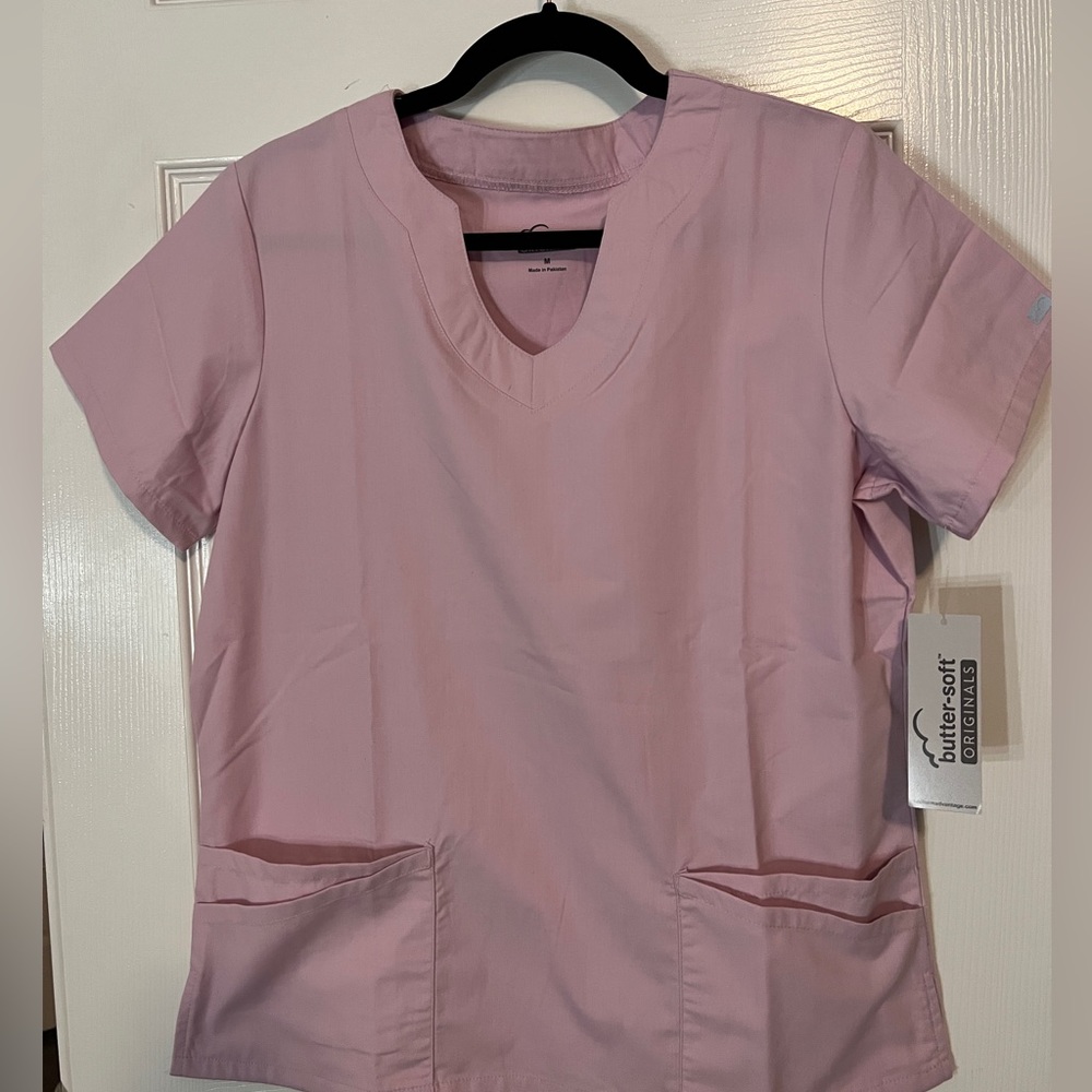 ButterSoft pink Womens Scrubs Set